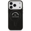 Etui Karl Lagerfeld Karl RSG Logo MagSafe do iPhone 17 Pro - czarne Karl Lagerfeld