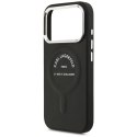 Etui Karl Lagerfeld Karl RSG Logo MagSafe do iPhone 17 Pro - czarne Karl Lagerfeld