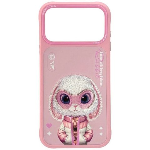 Etui Nimmy Cool&Cute 2.0 Rabbit na iPhone 17 Pro Max - różowe Nimmy