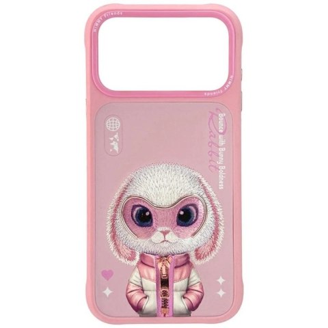 Etui Nimmy Cool&Cute 2.0 Rabbit na iPhone 17 Pro - różowe Nimmy