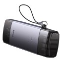 Czytnik kart Baseus Lite Series USB-A/USB-C 3.0 SD/TF - szary Baseus