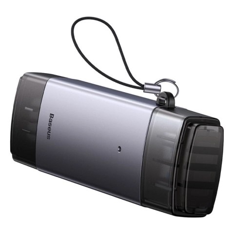 Czytnik kart Baseus Lite Series USB-A/USB-C 3.0 SD/TF - szary Baseus