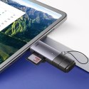 Czytnik kart Baseus Lite Series USB-A/USB-C 3.0 SD/TF - szary Baseus