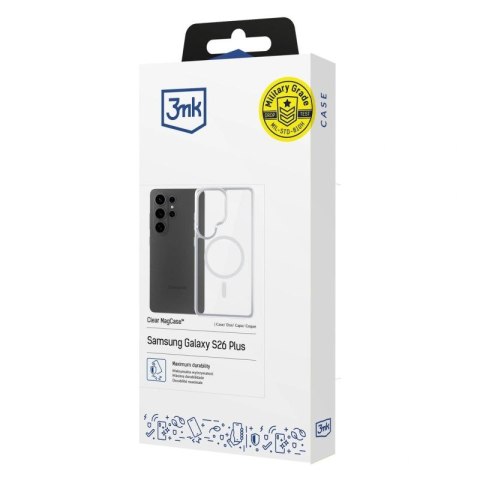 Etui 3mk Armor MagCase na Samsung Galaxy S26 Ultra - przezroczyste 3mk Protection