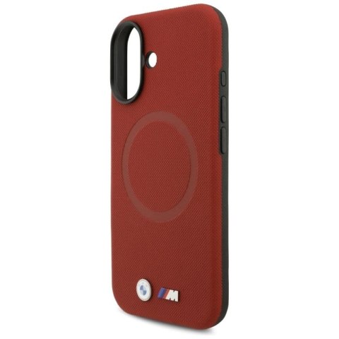 Etui BMW M FW Metal Logo MagSafe na iPhone 17 - czerwone BMW