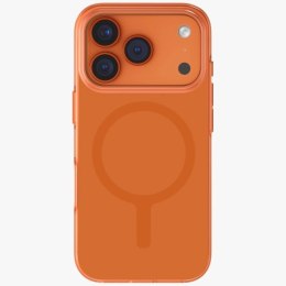 Etui UNIQ Clario Magclick Charging na iPhone 17 Pro - pomarańczowe UNIQ