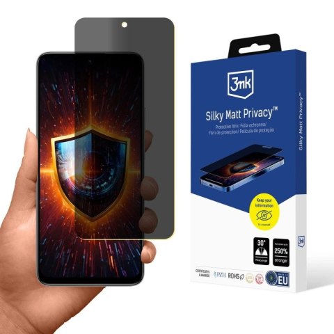 Folia prywatyzująca 3mk Silky Matt Privacy na Honor X7D 3mk Protection