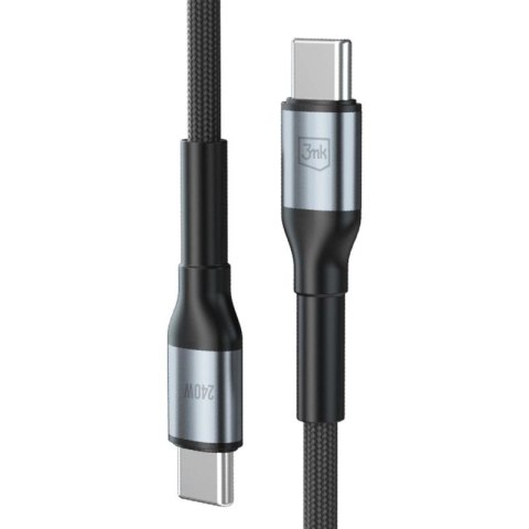 Kabel 3mk Hyper Cable N-SERIES USB-C / USB-C 2m 48V/5A 240W / czarny 3mk Protection