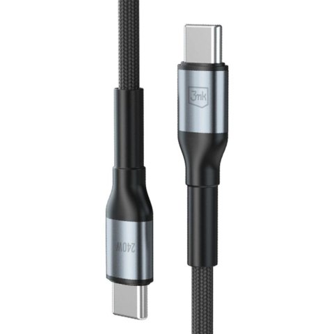 Kabel 3mk Hyper Cable N-SERIES USB-C / USB-C 2m 48V/5A 240W / czarny 3mk Protection