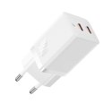 Ładowarka sieciowa Baseus GaN5 Pro 40W 2xUSB-C - biała Baseus