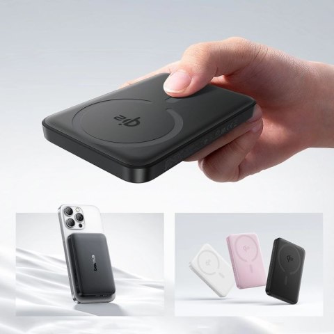 Powerbank Baseus EnerFill FM12 10000mAh 22,5W Qi2 kompatybilny z MagSafe z kablem Baseus Simple USB-C 20V/3A 30cm - czarny Baseus