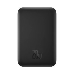 Powerbank Baseus Magnetic Mini Air 6000mAh 20W z ładowaniem indukcyjnym z kablem Baseus Simple USB-C (20V/3A) 30cm - czarny Baseus
