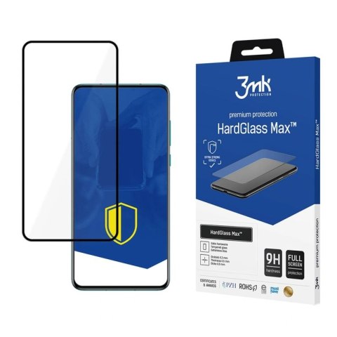 Wzmocnione szkło hartowane 3mk HardGlass Max Black na Huawei P40 Pro / P40 Pro+ 3mk Protection