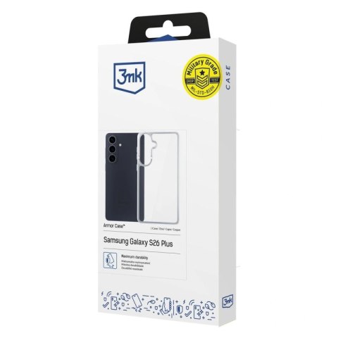Etui 3mk Armor MagCase na Samsung Galaxy S26+ - przezroczyste 3mk Protection