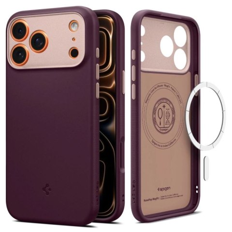 Etui Spigen Nano Pop Mag MagSafe na iPhone 17 Pro - bordowe Spigen