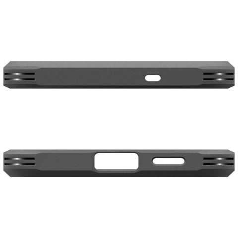 Etui Spigen Tough Armor Mag MagSafe na Samsung Galaxy S25 FE - czarno-żółte Spigen