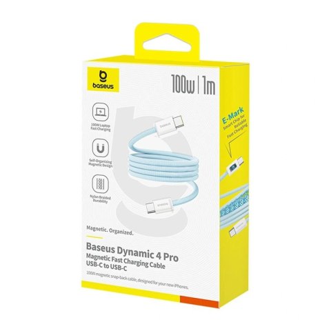 Kabel Baseus Dynamic 4 Pro 100W USB-C - USB-C 1m - niebieski Baseus