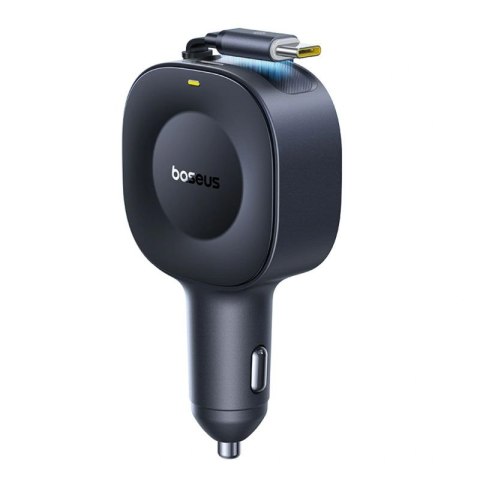 Ładowarka samochodowa Baseus PrimeTrip VR2 30W ze zwijanym kablem USB-C - czarna Baseus