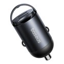 Ładowarka samochodowa Baseus Tiny Star 30W 2xUSB-C - czarna