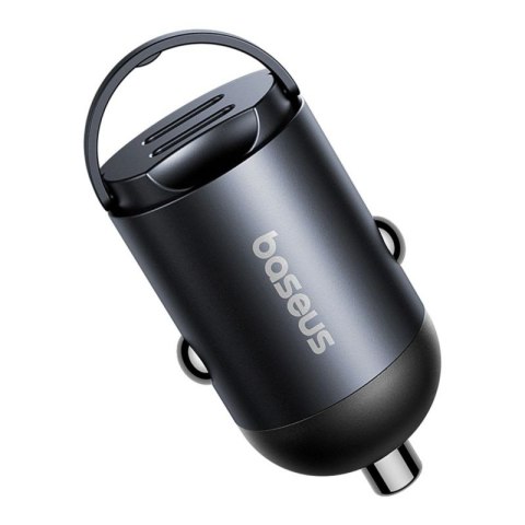 Ładowarka samochodowa Baseus Tiny Star 30W 2xUSB-C - czarna