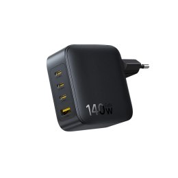 Ładowarka sieciowa Baseus EnerFill FH11 GaN 140W 3xUSB-C + 1xUSB-A - czarna Baseus