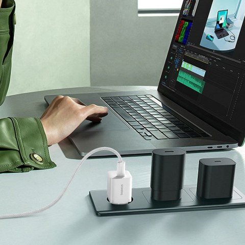Ładowarka sieciowa Baseus GaN5 25W USB-C - biała Baseus