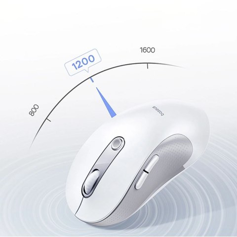 Mysz bezprzewodowa Baseus F02 ergonomiczna Bluetooth - biała Baseus