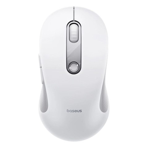 Mysz bezprzewodowa Baseus F02 ergonomiczna USB 2.4GHz - biała Baseus