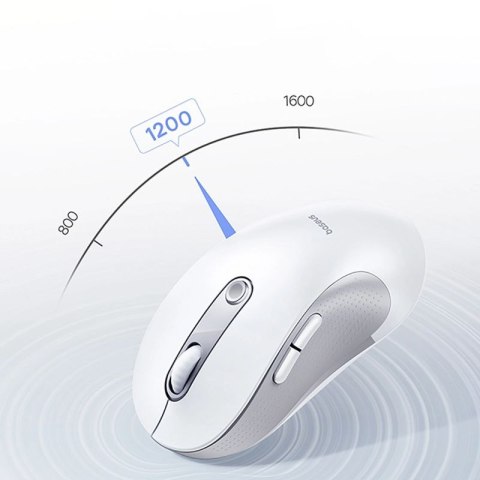 Mysz bezprzewodowa Baseus F02 ergonomiczna USB 2.4GHz - biała Baseus