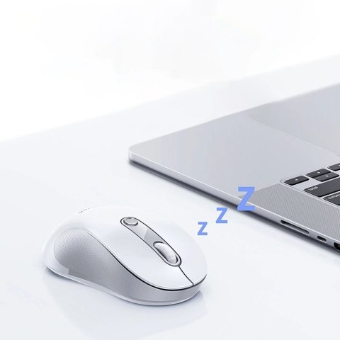 Mysz bezprzewodowa Baseus F02 ergonomiczna USB 2.4GHz - biała Baseus