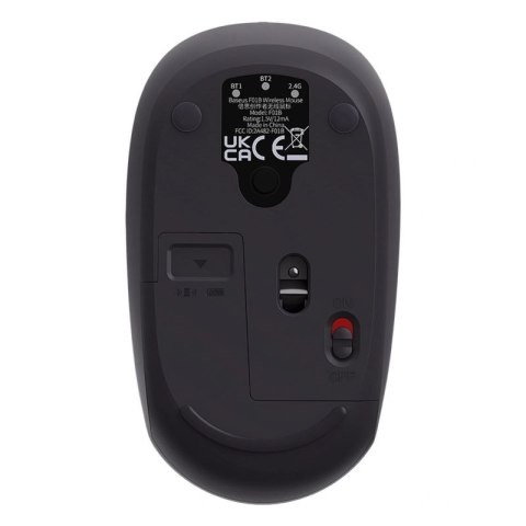 Myszka bezprzewodowa Baseus F01B 2.4GHz + Bluetooth 3.0 + 5.0 - szara Baseus