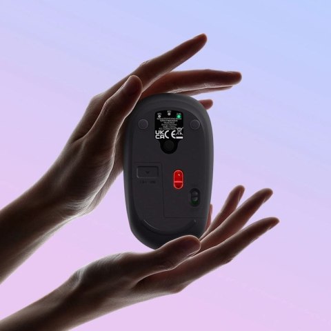 Myszka bezprzewodowa Baseus F01B 2.4GHz + Bluetooth 3.0 + 5.0 - szara Baseus