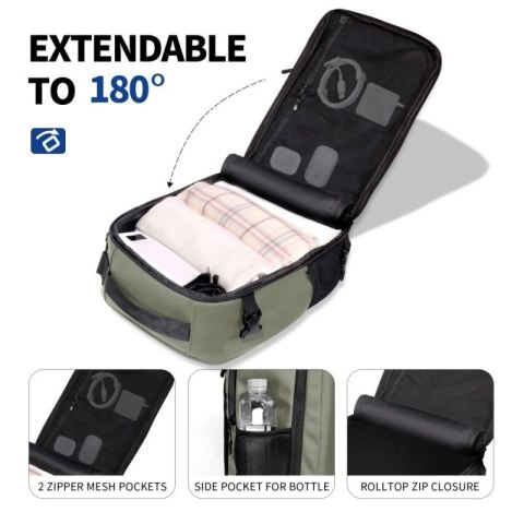 Plecak Tech-Protect Defender S50 do Ryanair & Wizzar, na laptopa 20L - oliwkowy Tech-Protect