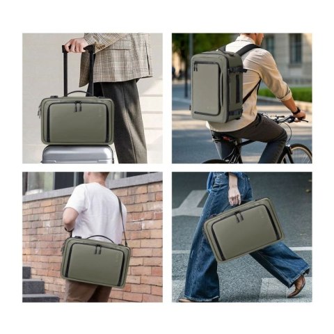 Plecak Tech-Protect Defender S50 do Ryanair & Wizzar, na laptopa 20L - oliwkowy Tech-Protect