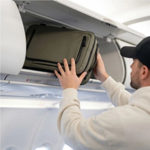 Plecak Tech-Protect Defender S50 do Ryanair & Wizzar, na laptopa 20L - oliwkowy Tech-Protect