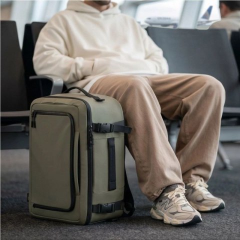 Plecak Tech-Protect Defender S50 do Ryanair & Wizzar, na laptopa 20L - oliwkowy Tech-Protect