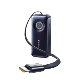 Powerbank Baseus EnerCore CR11 20000mAh 67W ze zwijanym kablem USB-C - czarny Baseus