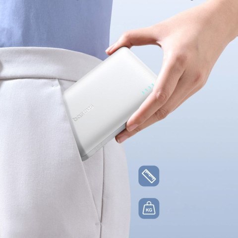 Powerbank Baseus EnerFill FP21 10000mAh 22.5W USB-A - USB-C - biały Baseus
