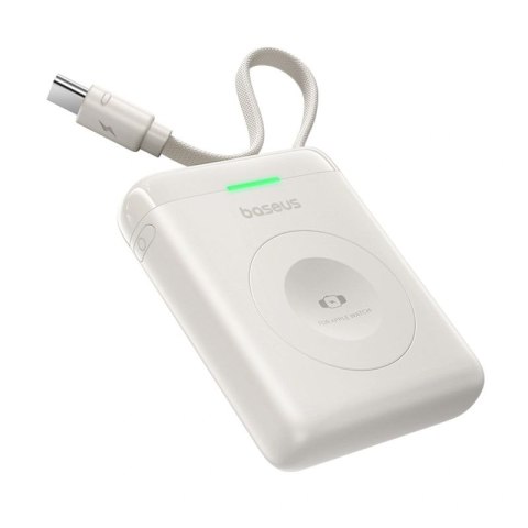 Powerbank Baseus EnerFill FW11 5W do Apple Watch z wbudowanym kablem - biały Baseus