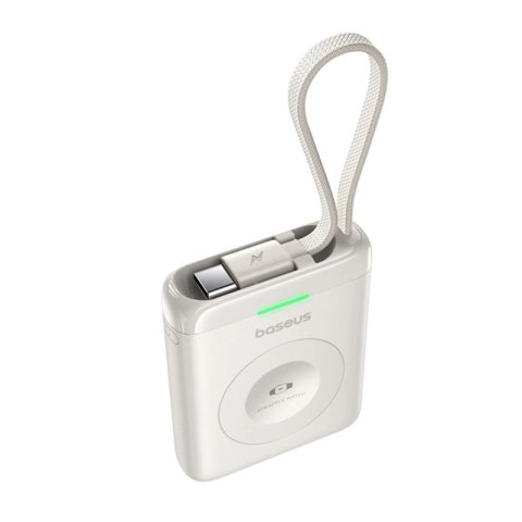 Powerbank Baseus EnerFill FW11 5W do Apple Watch z wbudowanym kablem - biały Baseus