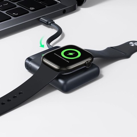 Powerbank Baseus EnerFill FW11 5W do Apple Watch z wbudowanym kablem - czarny Baseus