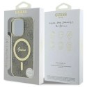 Etui Guess IML 4G MagSafe na iPhone 16 Pro - brązowe Guess