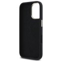 Etui Guess Silicone Script Metal Logo & Frame na iPhone 16 Plus - czarne Guess