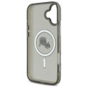 Etui Karl Lagerfeld IML Metal Karl&Choupette Head MagSafe na iPhone 16 Plus - czarne Karl Lagerfeld