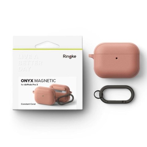 Etui Ringke Onyx Magnetic MagSafe na AirPods Pro 3 - różowe Ringke