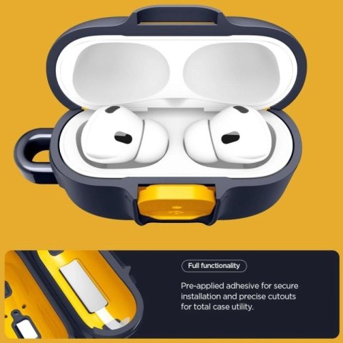 Etui Spigen Nano Pop na AirPods Pro 3 - granatowo-żółte Spigen