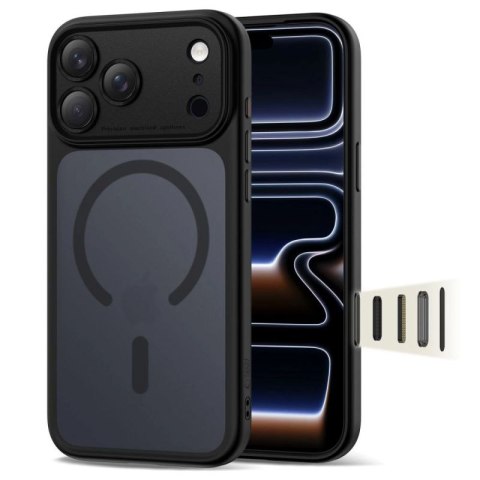 Etui Tech-Protect Magpeak Magsafe CC na iPhone 17 Pro Max - czarny mat Tech-Protect