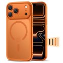 Etui Tech-Protect Magpeak Magsafe CC na iPhone 17 Pro Max -pomarańczowy mat Tech-Protect