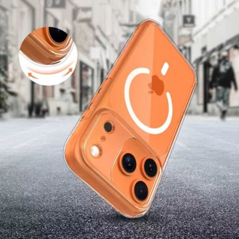 Etui Tech-Protect Magpeak Magsafe CC na iPhone 17 Pro Max - przezroczyste Tech-Protect