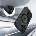 Etui Tech-Protect Magpeak Magsafe CC na iPhone 17- przezroczysto-czarne Tech-Protect